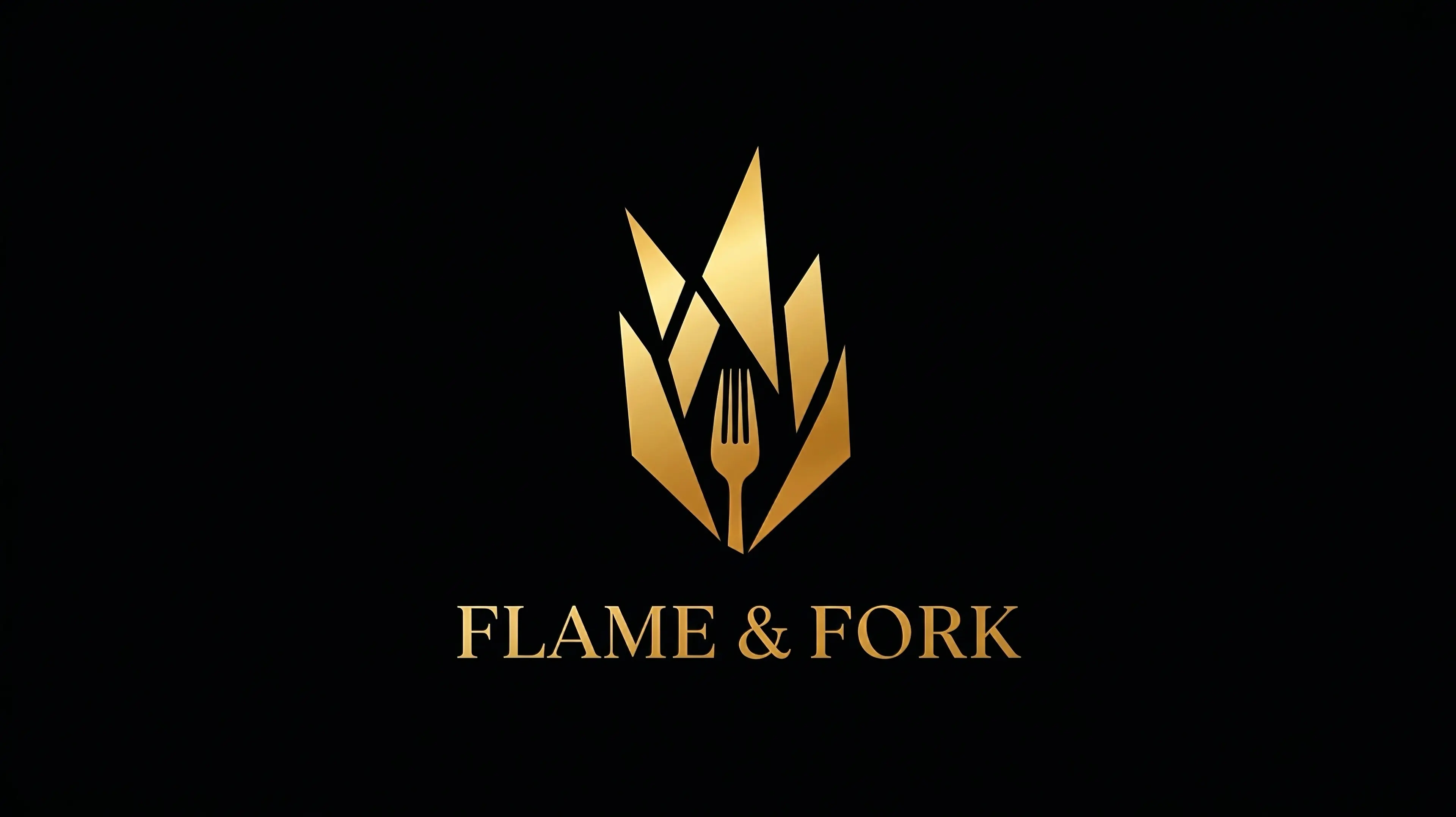 Flame & Fork - Restaurant Logo